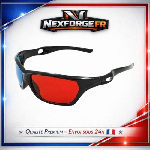 Paar brille blau und - blau, rot