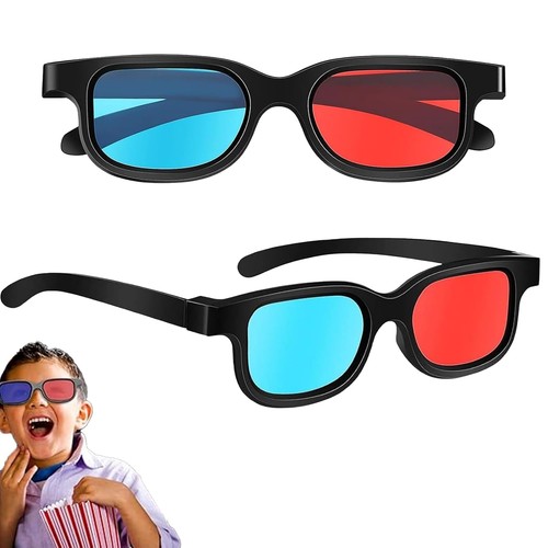 Brille rot blau - 2er, set